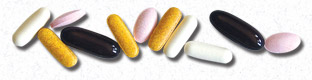 vitamins and pills